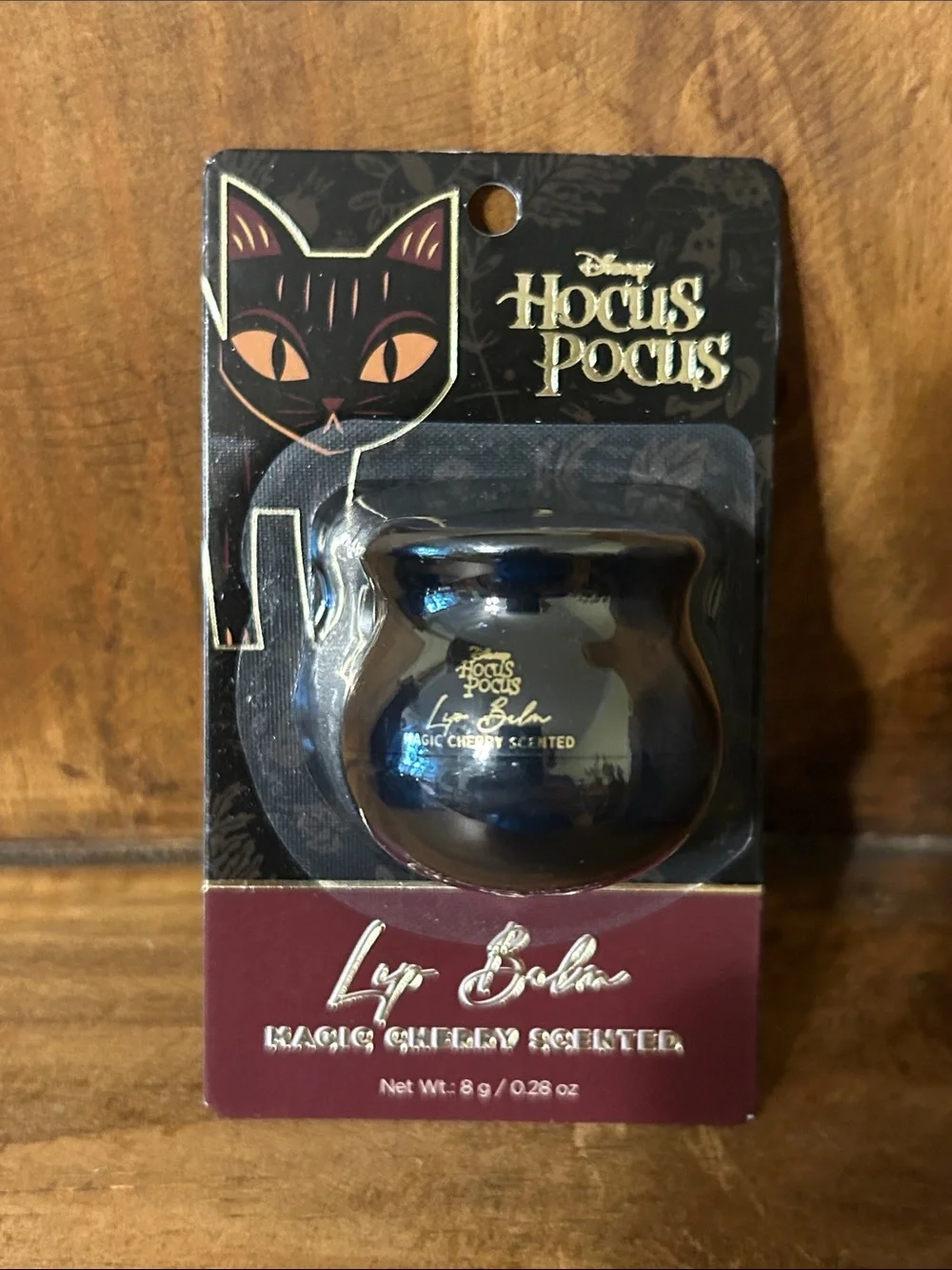 Disney Hocus Pocus themed cauldron shaped lip balms set of 4 NEW